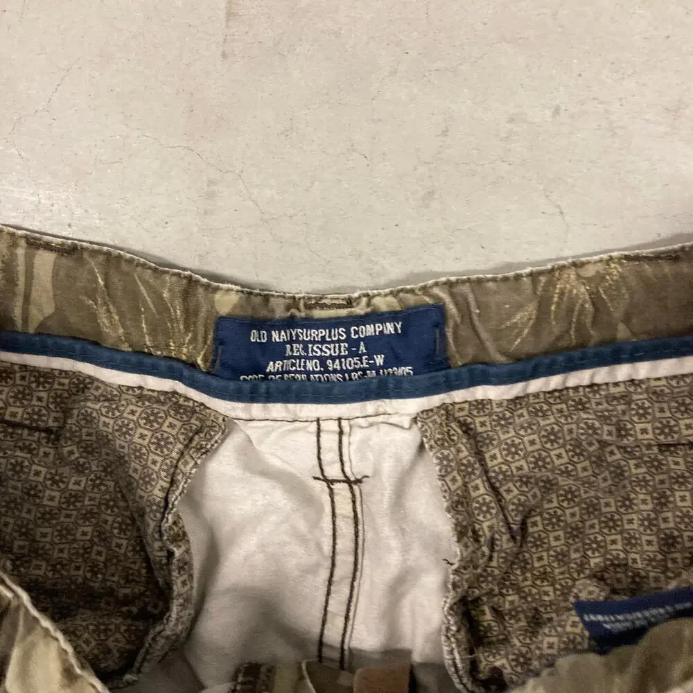 vintage baggy old navy cargo shorts 36